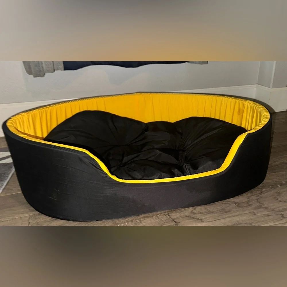 Cute dog bed: reversible: never used